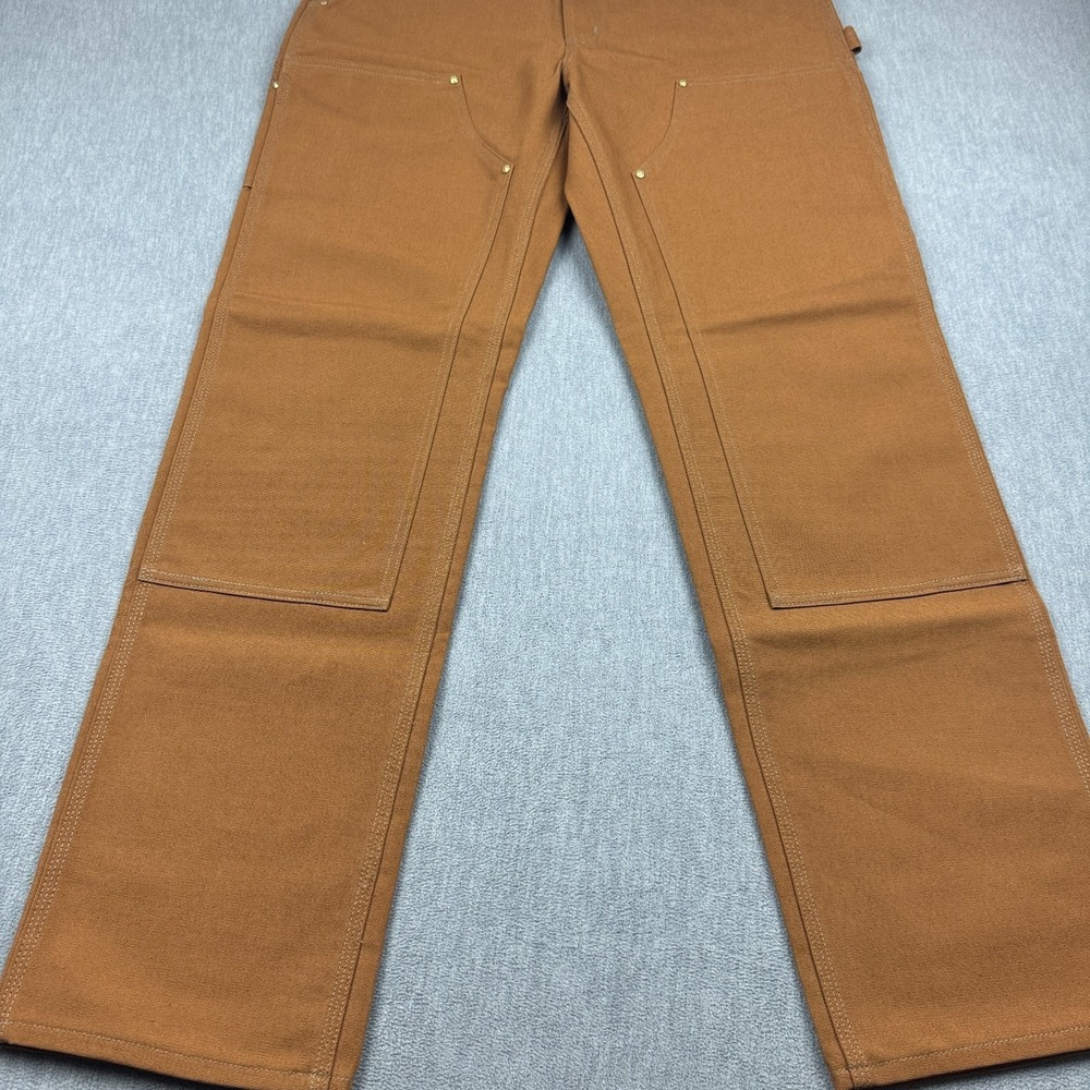 Carhartt Pants‎ Men 34x34 B01 Firm Duck Double-Front Dungaree USA Made NWT - Picture 3 of 12